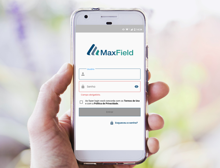 Além do monitoramento da operação a partir da plataforma Web, os sistemas de gestão MaxField contam com aplicativos de monitoramento no smartphone para os supervisores das equipes que operam como líderes de campo.